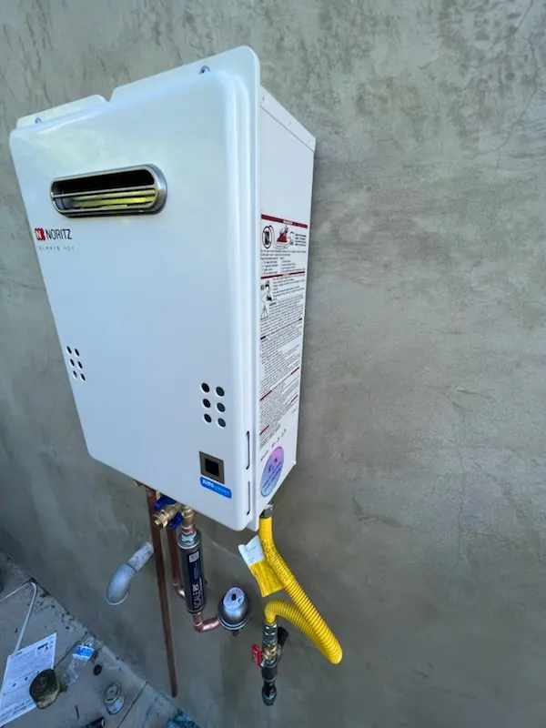 Tankless water heater installation for Somersville homes